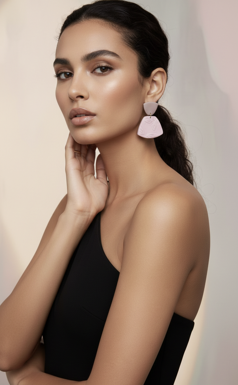 Handcrafted Earrings - Pastel Bloom