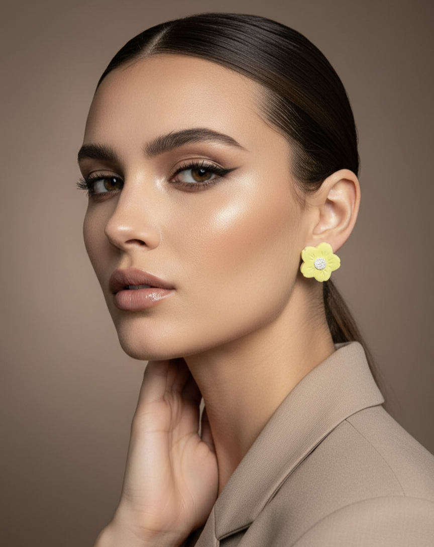 Handcrafted Earrings - Sunny Petal
