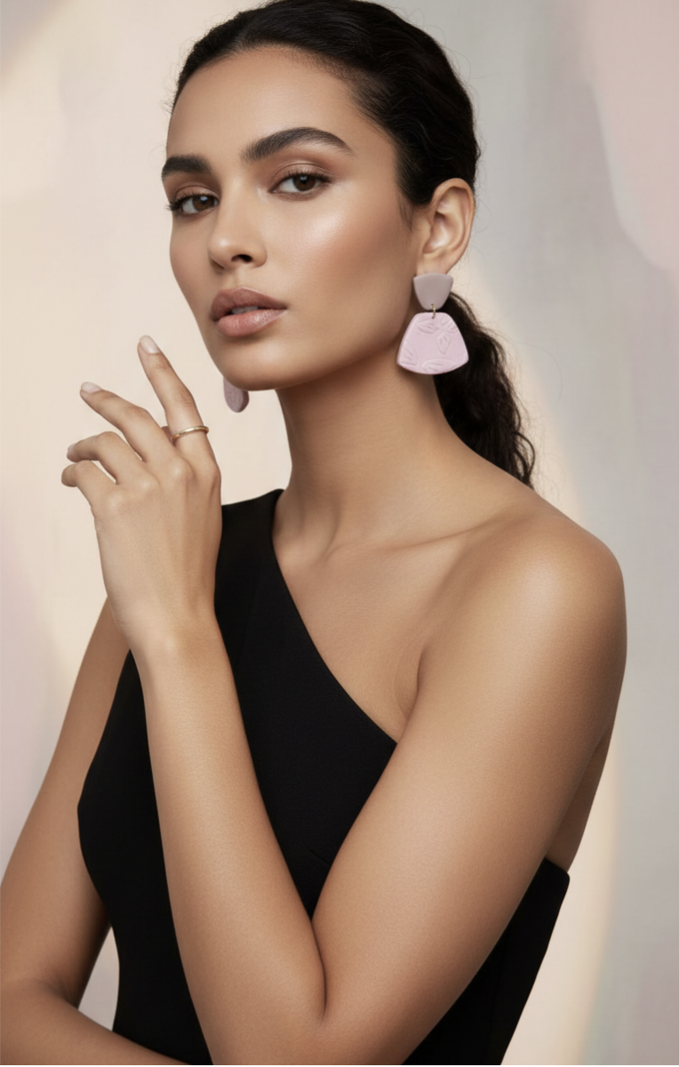 Handcrafted Earrings - Pastel Bloom