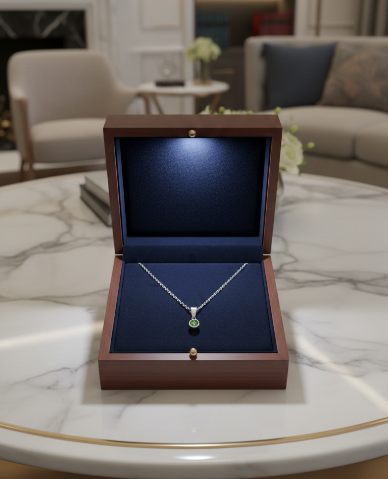 Handcrafted Necklace - Royal Emerald