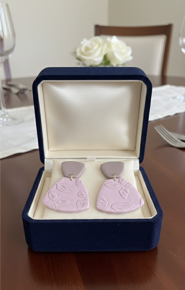 Handcrafted Earrings - Pastel Bloom