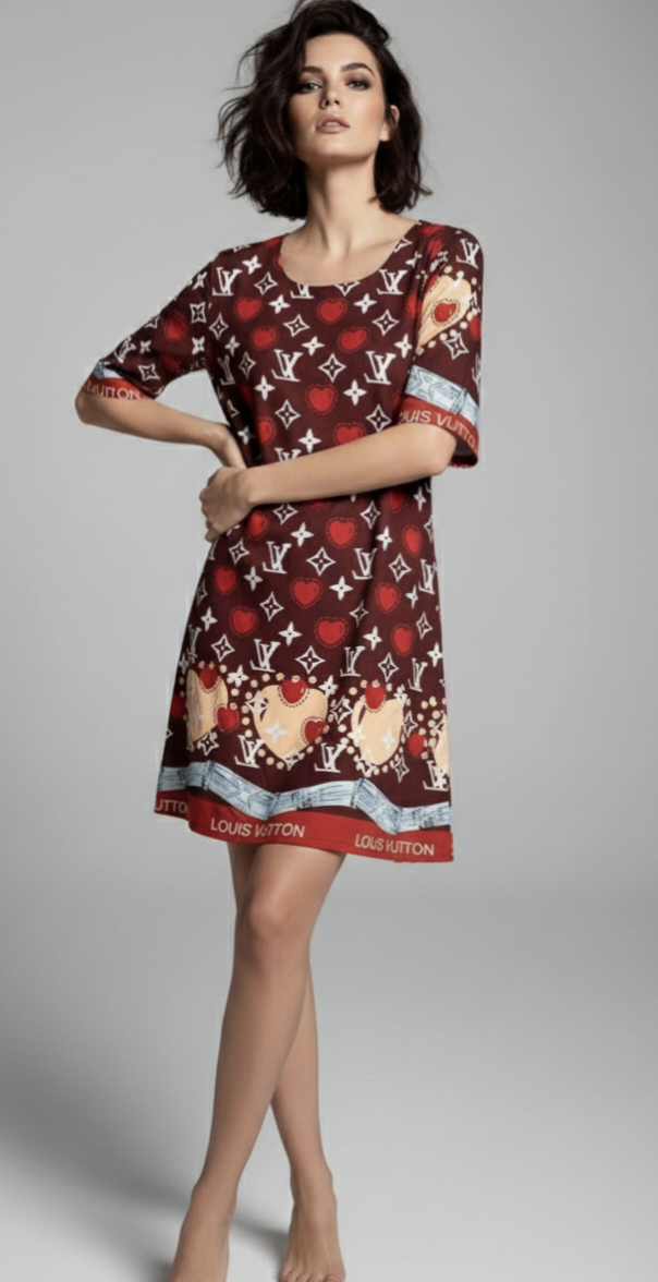 Red Mono Style Dress