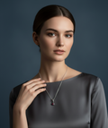 Handcrafted Necklace - Royal Crimson Pendant