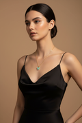 Handcrafted Necklace - Green Butterfly