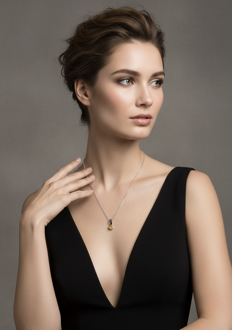 Handcrafted Necklace - Royal Citrine