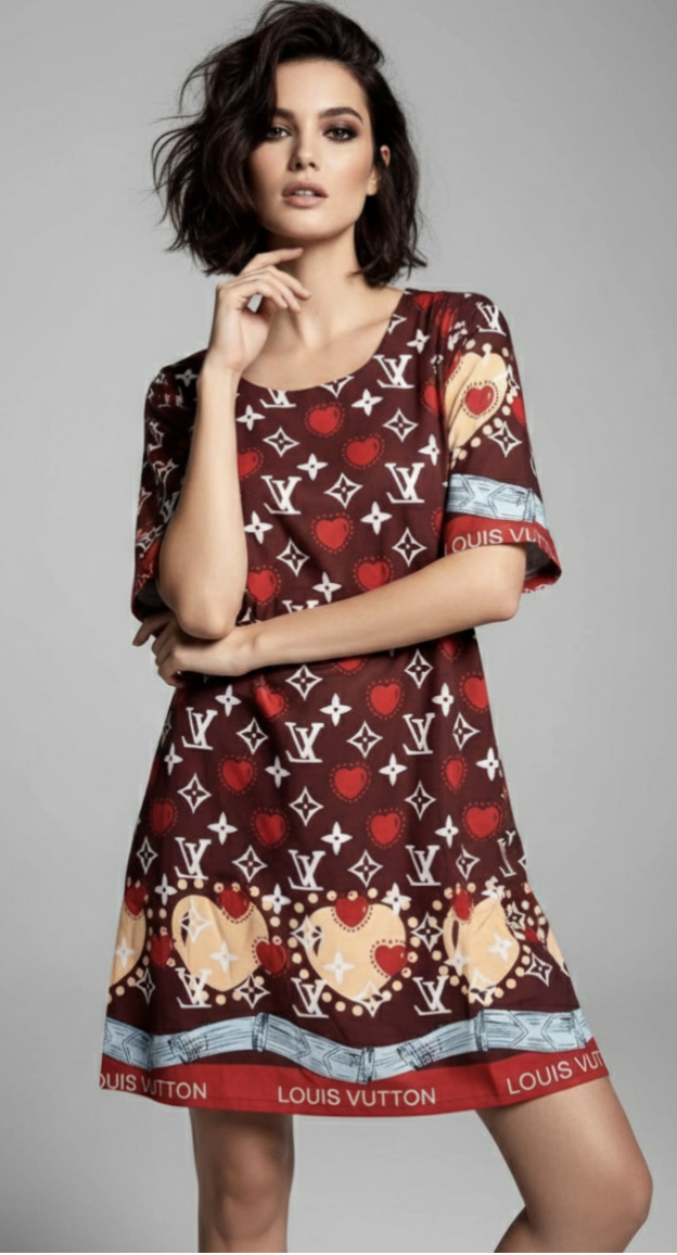 Red Mono Style Dress